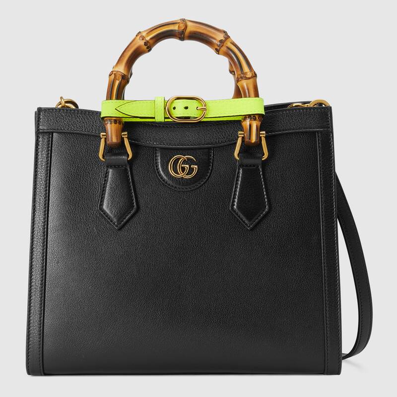 Gucci Diana Small Tote Bag Shoulder Bag 660195 Black